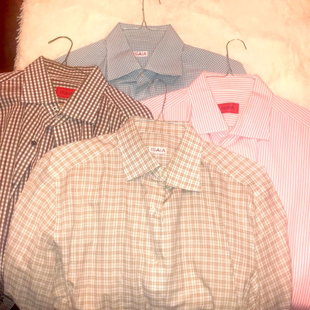 Isaia dress shirts